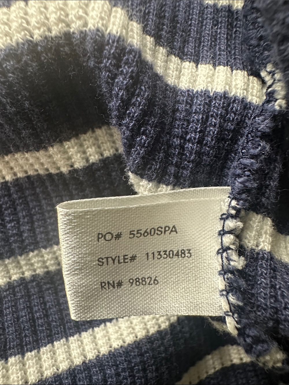 Vintage Y2K U.S. Polo Assn. Striped Ribbed Thermal Long sleeve size Large - Picture 14 of 16